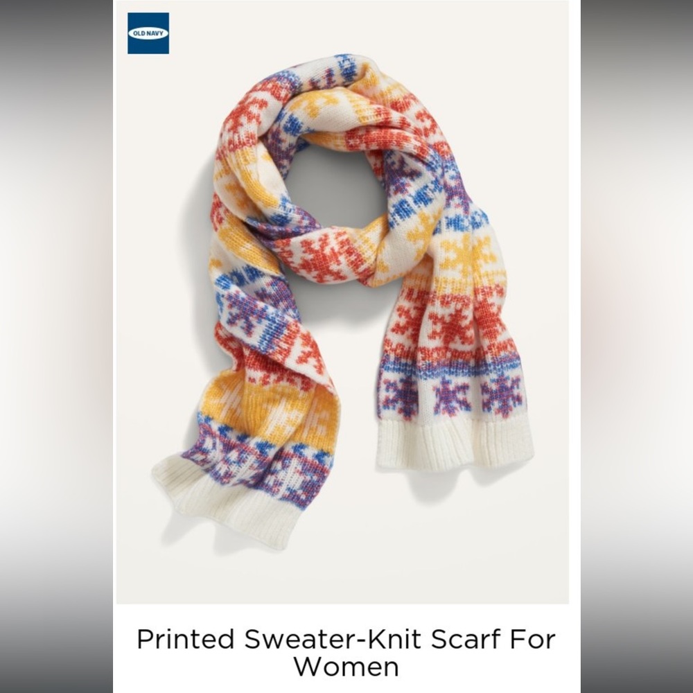 NWT Old Navy Multi Colored Scarf